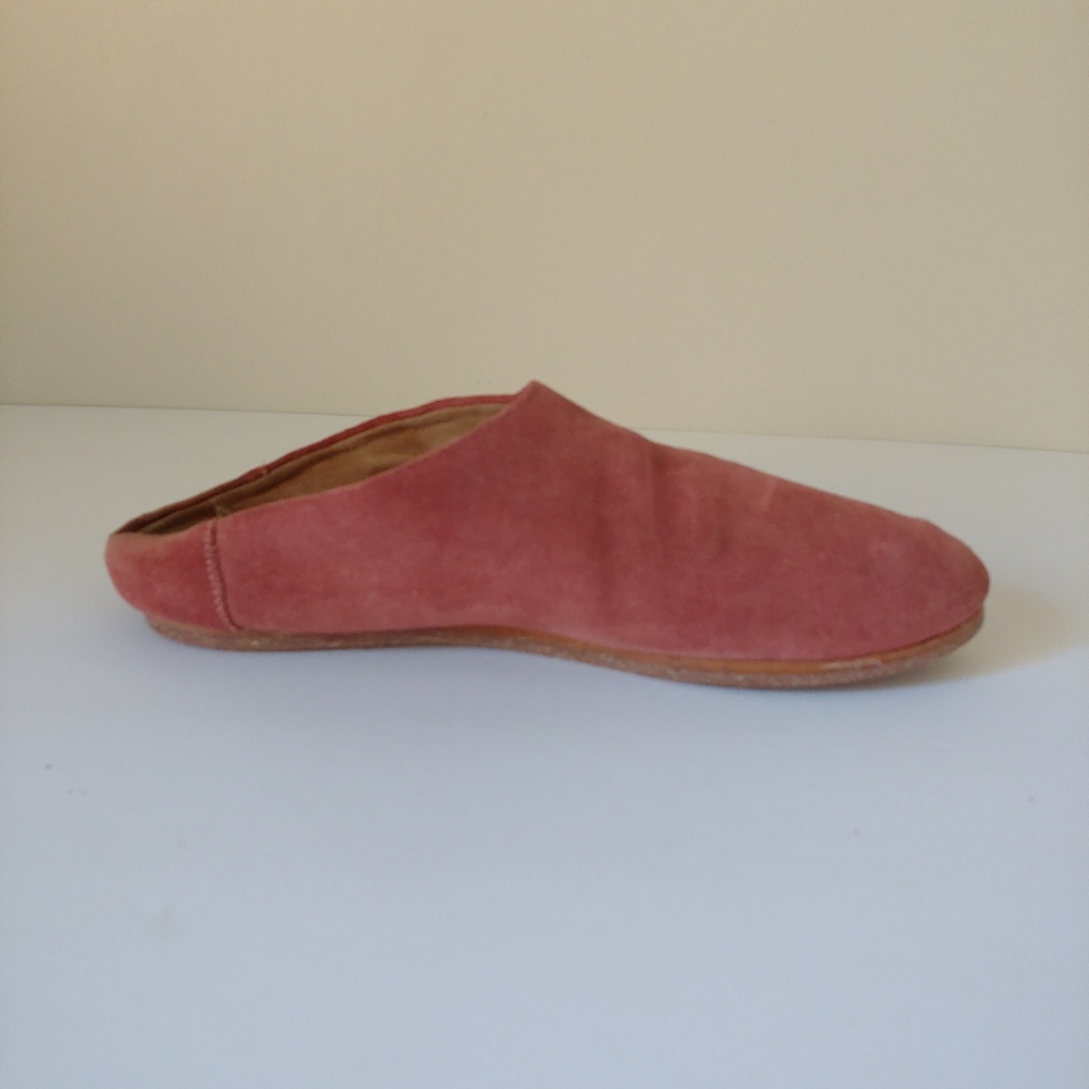 Poppy Barley The Cabin Shoe Pink Suede Size 6 - Picture 8 of 14